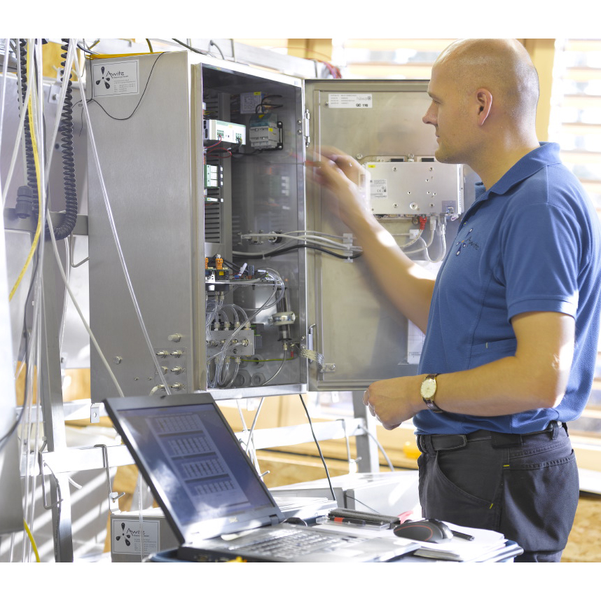 Analizador en línea de la composición de biogás | AwiFLEX COOL | Awite